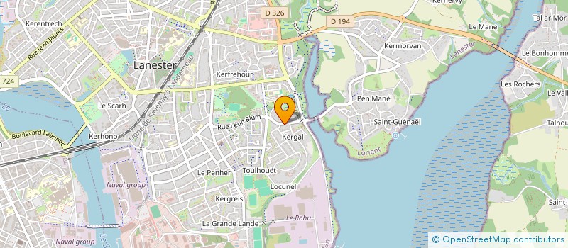 localisation de l'entreprise PIERRE DE LIENS  LANESTER