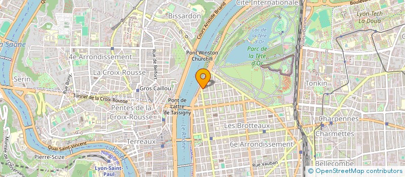 localisation de l'entreprise PIERRE DE LUNE  LYON