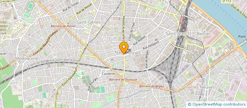localisation de l'entreprise PIERRE DE LUNE à BORDEAUX