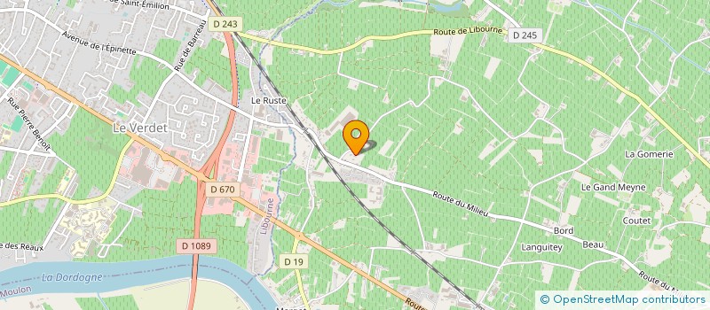 localisation de l'entreprise PIERRE DE LUNE  SAINT-EMILION