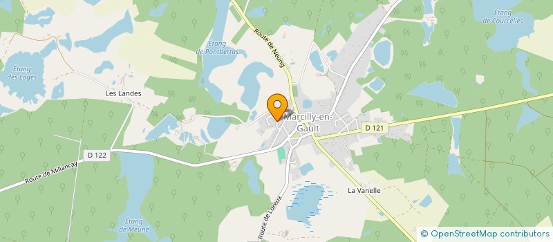 localisation de l'entreprise PIERRE DECHAMPS  MARCILLY-EN-GAULT