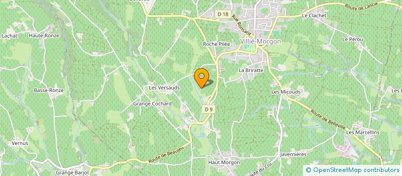 localisation de l'entreprise PIERRE DEPARDON  VILLIE-MORGON