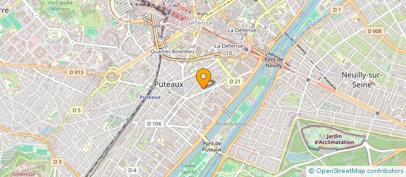 localisation de l'entreprise PIERRE DEROME SERVICES  PUTEAUX