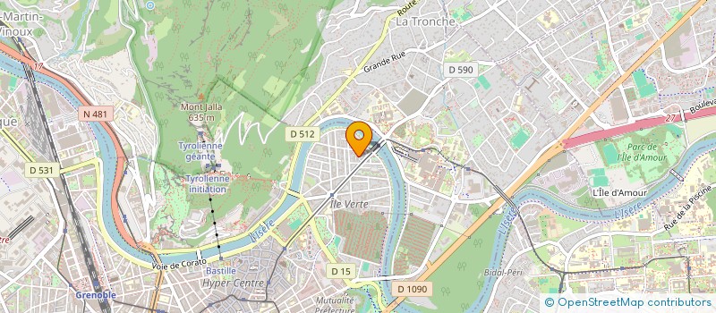 localisation de l'entreprise PIERRE DES ALPES  GRENOBLE