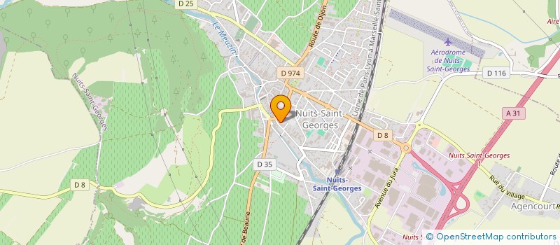 localisation de l'entreprise PIERRE DIVINE à NUITS-SAINT-GEORGES