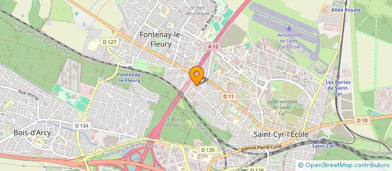 localisation de l'entreprise PIERRE DRIVE  SAINT-CYR-L'ECOLE