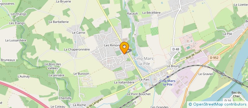 localisation de l'entreprise PIERRE DROCHON EURL  CINQ-MARS-LA-PILE