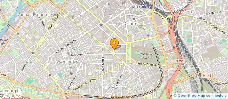 localisation de l'entreprise PIERRE DROUIN CJ à LILLE