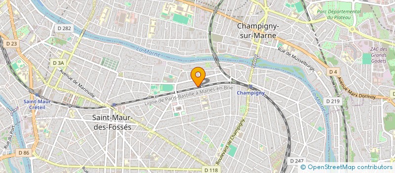 localisation de l'entreprise PIERRE DU BAC à SAINT-MAUR-DES-FOSSES