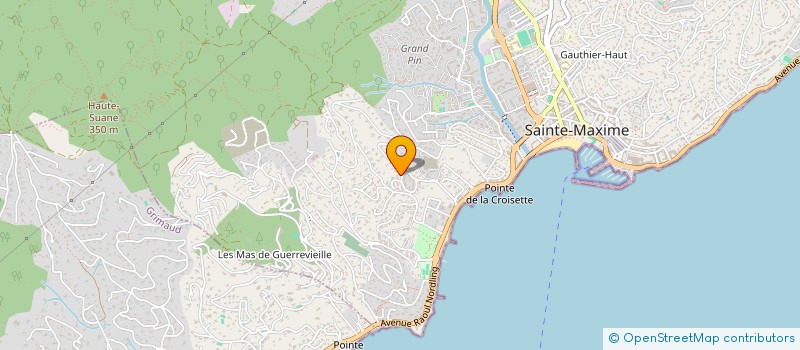 localisation de l'entreprise PIERRE DU MIDI à SAINTE-MAXIME
