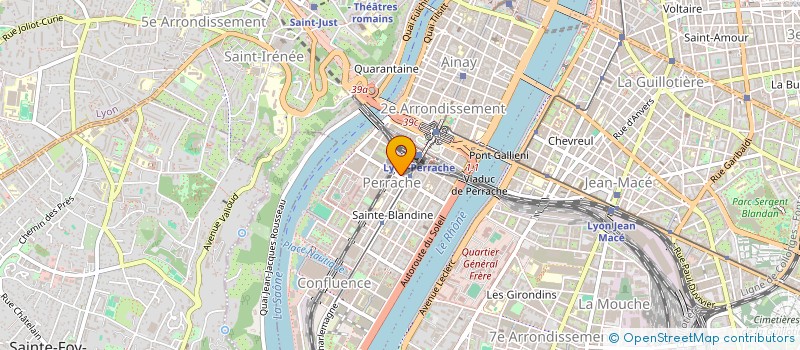 localisation de l'entreprise PIERRE DU RHONE à LYON