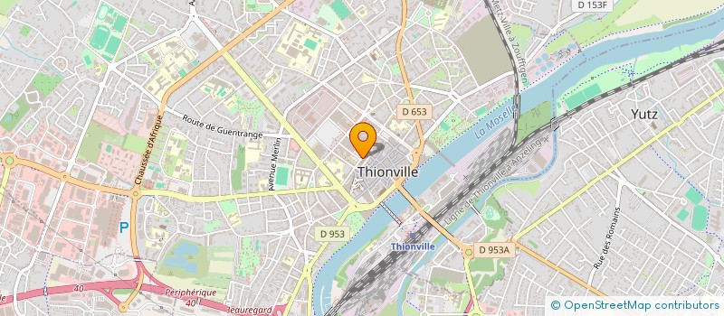 localisation de l'entreprise PIERRE ELIE BERNARD FORMATION  THIONVILLE