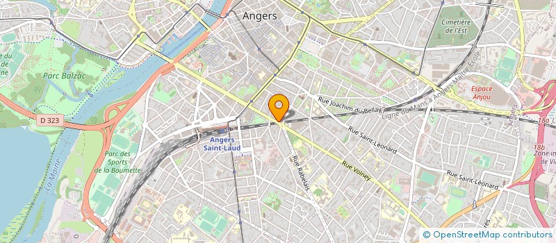 localisation de l'entreprise PIERRE EMILE BOISTAUD à ANGERS