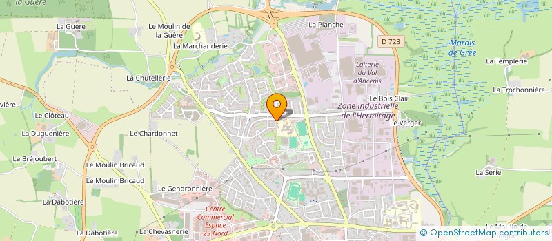localisation de l'entreprise PIERRE-EMMANUEL SUPIOT  ANCENIS-SAINT-GEREON