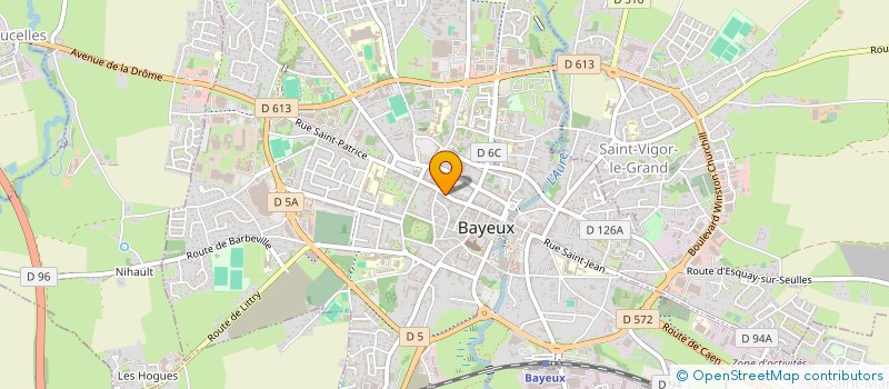 localisation de l'entreprise PIERRE EMMERY à BAYEUX