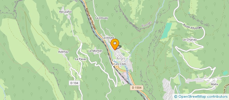 localisation de l'entreprise PIERRE EMOTION  ARGIS