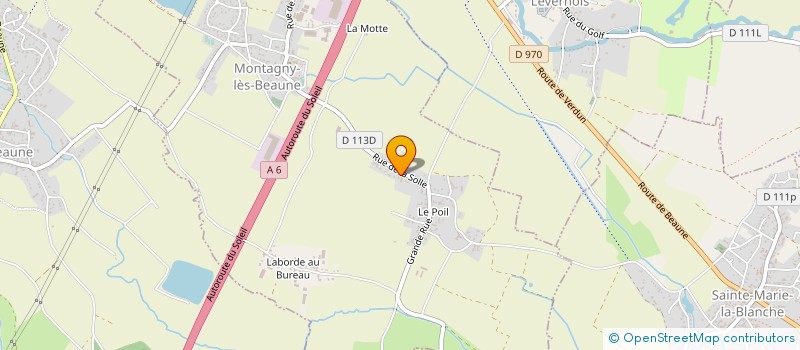 localisation de l'entreprise PIERRE ESCOFFIER à BEAUNE