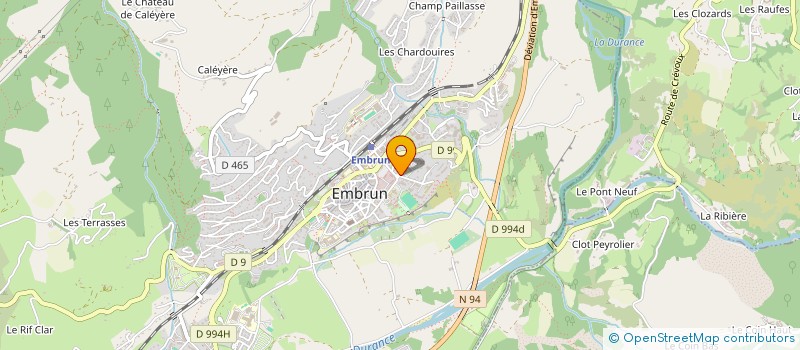localisation de l'entreprise PIERRE ET AVENIR à EMBRUN