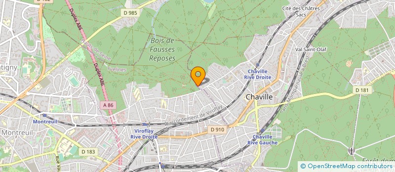 localisation de l'entreprise PIERRE ET BATIR 1ERE à CHAVILLE