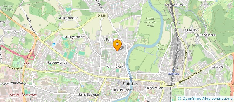 localisation de l'entreprise PIERRE ET BETON  SAINTES