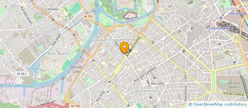 localisation de l'entreprise PIERRE ET BRIGITTE BERTIN  LILLE