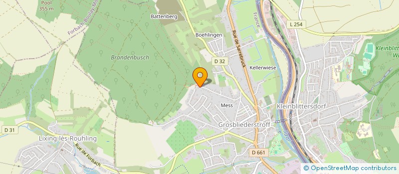 localisation de l'entreprise PIERRE ET CAROLINE SCHMITT  GROSBLIEDERSTROFF