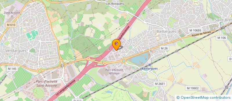 localisation de l'entreprise PIERRE ET CHIMIE LYON à BAILLARGUES