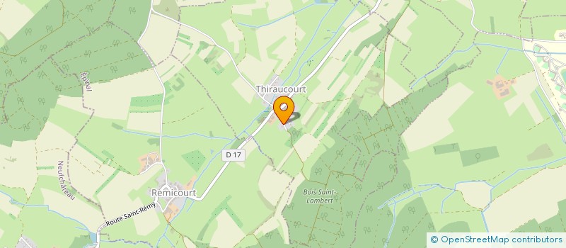 localisation de l'entreprise PIERRE ET FER  THIRAUCOURT