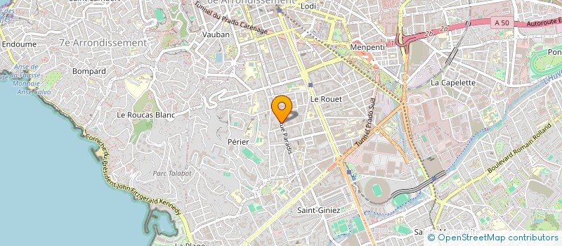 localisation de l'entreprise PIERRE ET FEU à MARSEILLE