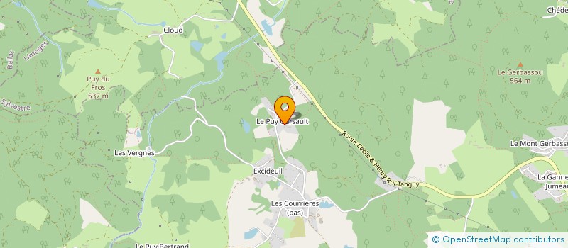 localisation de l'entreprise PIERRE ET FEU  AMBAZAC