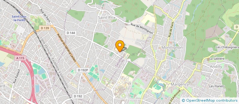 localisation de l'entreprise PIERRE ET FILS DEPANNAGE à SAINT-PRIX