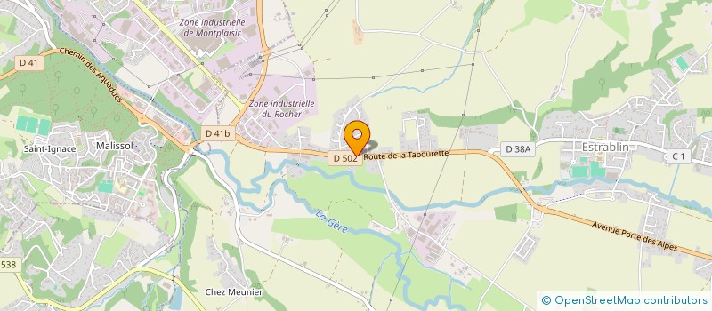 localisation de l'entreprise PIERRE ET GERALD CALA  ESTRABLIN