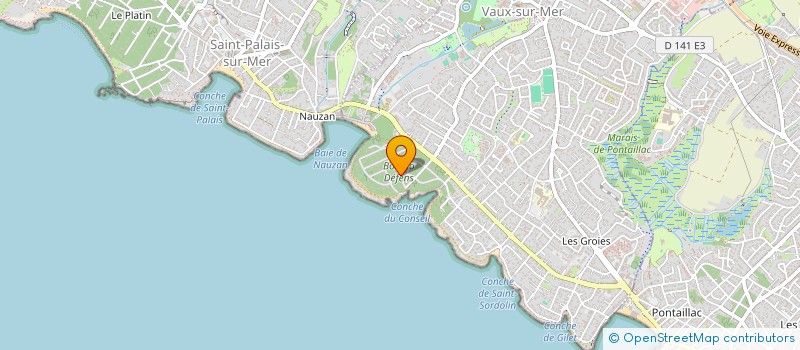 localisation de l'entreprise PIERRE ET IMMOBILIER  VAUX-SUR-MER