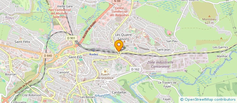 localisation de l'entreprise PIERRE ET ISABELLE à ONET-LE-CHATEAU