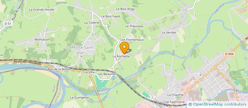 localisation de l'entreprise PIERRE ET JEANNE  LA MOTTE-SAINT-JEAN