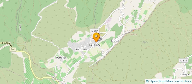localisation de l'entreprise PIERRE ET LUMIERE à GORDES