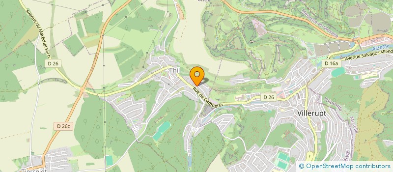 localisation de l'entreprise PIERRE ET MARIE  THIL