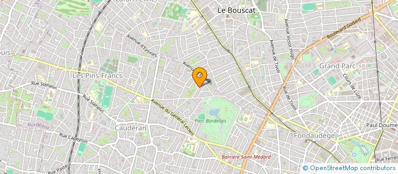 localisation de l'entreprise PIERRE ET MER à BORDEAUX