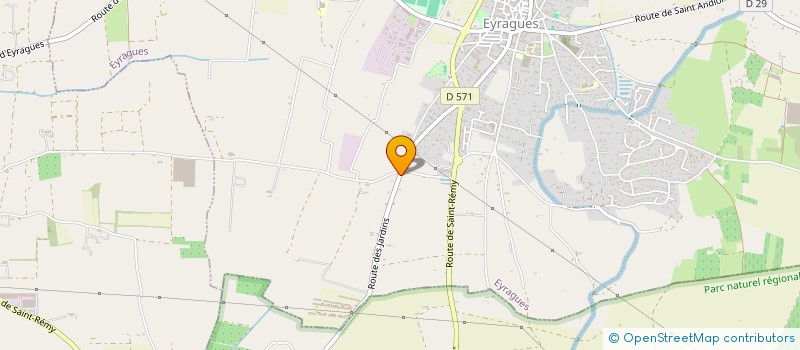 localisation de l'entreprise PIERRE ET MUSIQUE ANIMATIONS  EYRAGUES