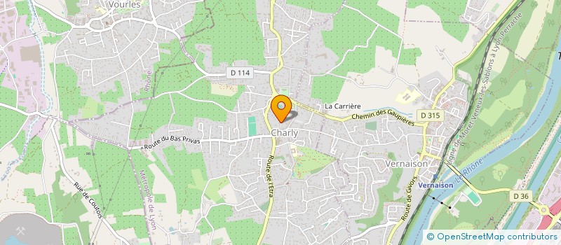 localisation de l'entreprise PIERRE ET PATRIMOINE  CHARLY