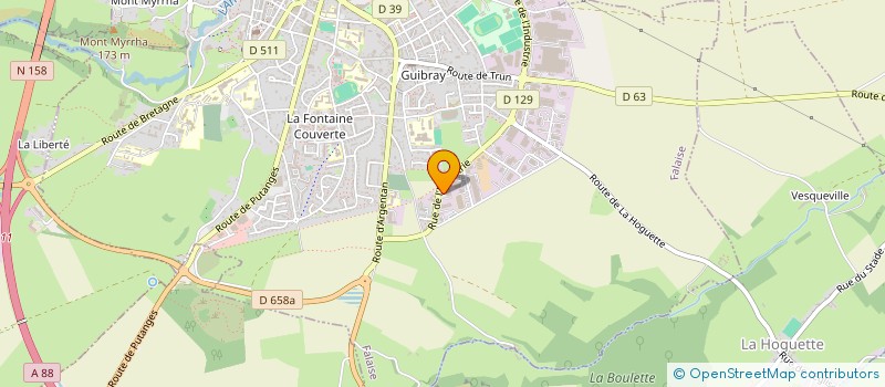 localisation de l'entreprise PIERRE ET PATRIMOINE  FALAISE