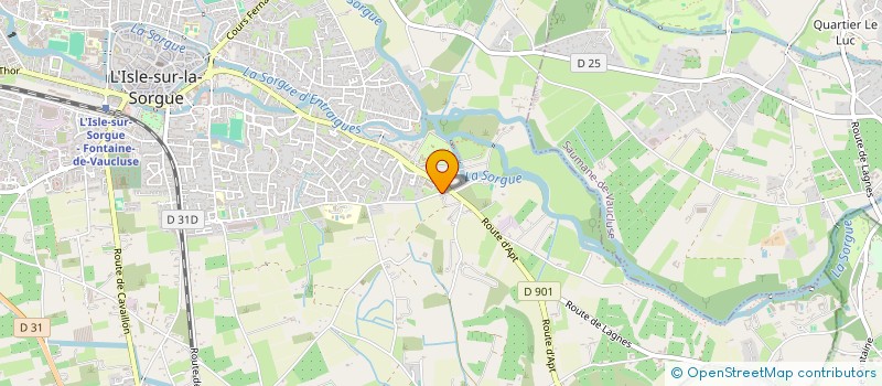 localisation de l'entreprise PIERRE ET PAUL  L'ISLE-SUR-LA-SORGUE