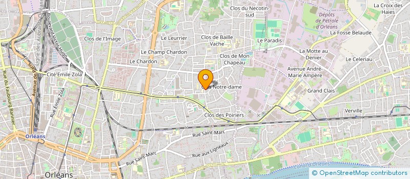 localisation de l'entreprise PIERRE ET PIERRE ORGANISATION à ORLEANS