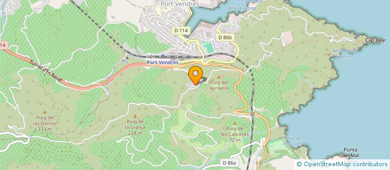 localisation de l'entreprise PIERRE ET SARAH  PORT-VENDRES