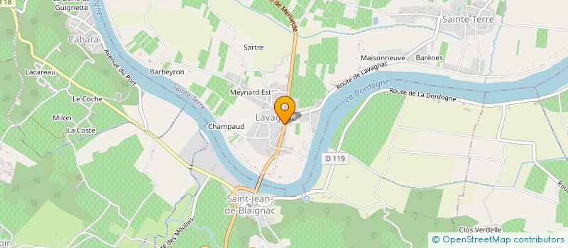 localisation de l'entreprise PIERRE ET TRADITIONS  SAINTE-TERRE