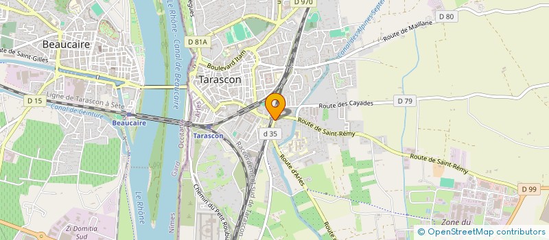 localisation de l'entreprise PIERRE ET TRADITIONS SARL  TARASCON