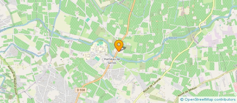 localisation de l'entreprise PIERRE ET VENTOUX  CARPENTRAS