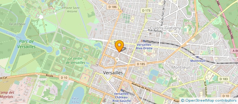 localisation de l'entreprise PIERRE ETE S.A.S. à VERSAILLES