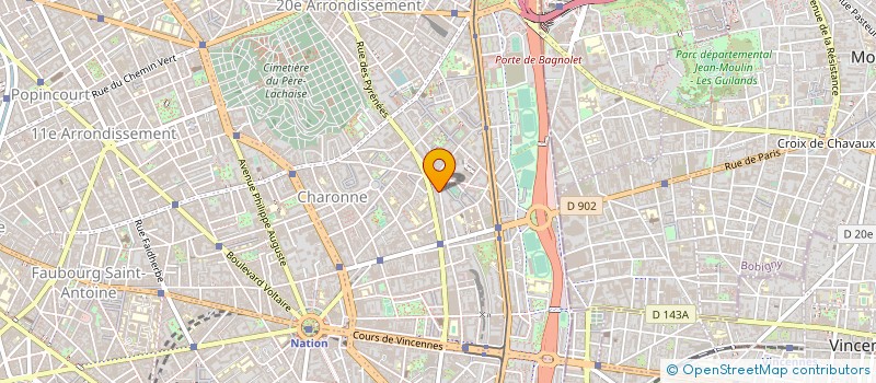 localisation de l'entreprise PIERRE ETTI à PARIS