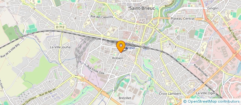 localisation de l'entreprise PIERRE & FEU  SAINT-BRIEUC